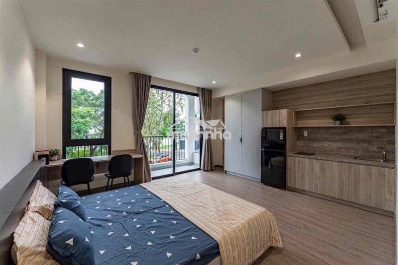 Studio mới xây full nội thất ngay hoàng diệu 2