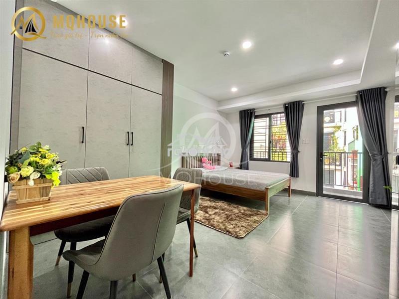 Studio ban công cực đẹp gần emart phan văn trị - đh công nghiệp