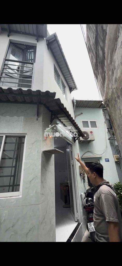 Nhà bán tân hoà đông 1 trệt 1 lầu q6 11m2 sàn 22m2 nhà đẹp