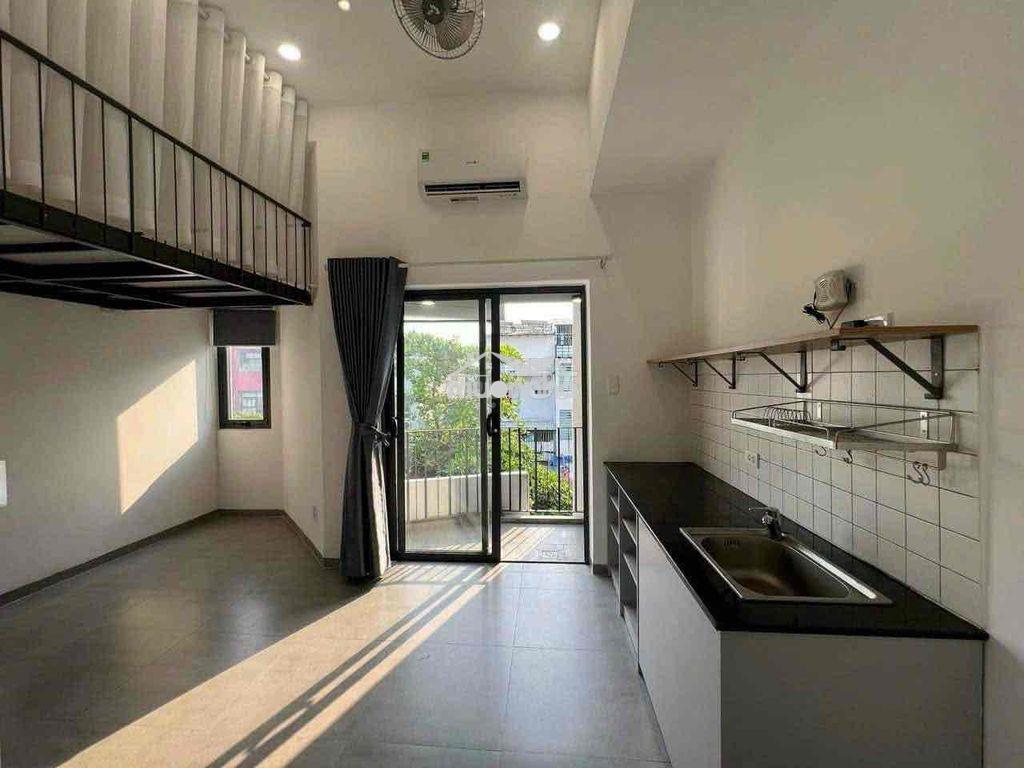 Căn hộ dịch vụ ban công gác siêu rộng giá chỉ 4x tại dương quảng hàm - 2