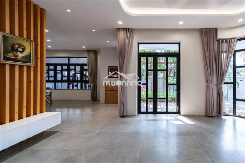 Biệt thự mới - đẹp khu bên sông- gigamall, 1 hầm 1 trệt 3 lầu, 36tr.