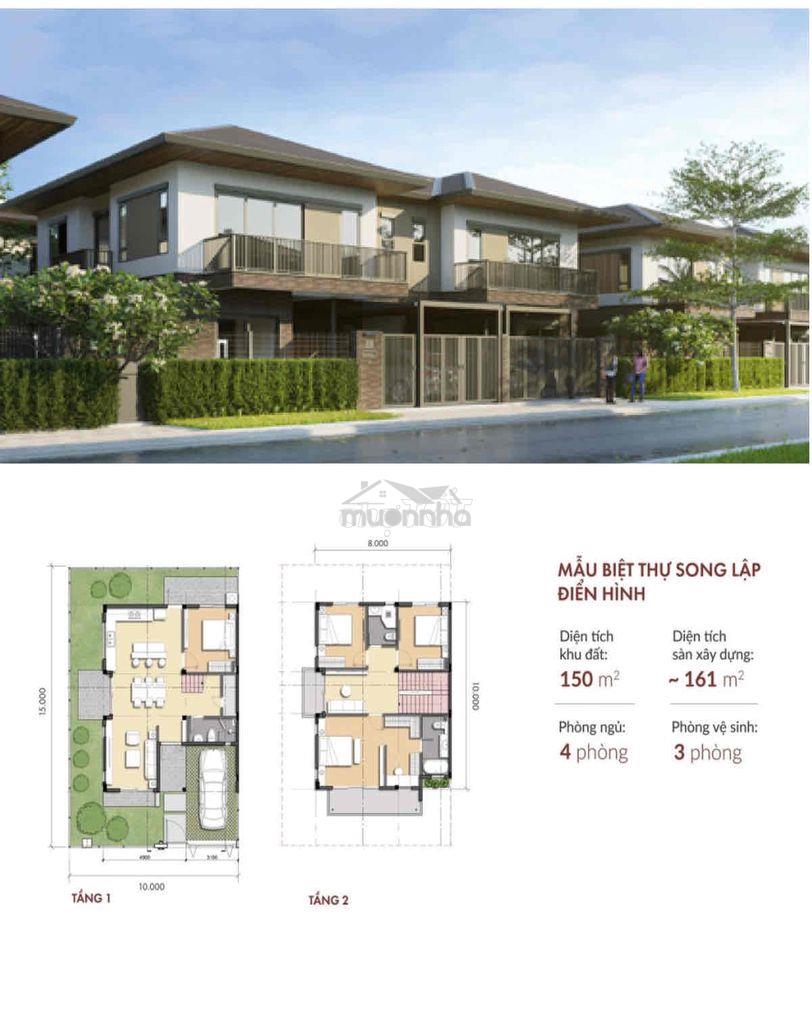 Cần bán biệt thự song lập 10x15 kđt chuẩn nhật giá 6,5 tỷ - 4