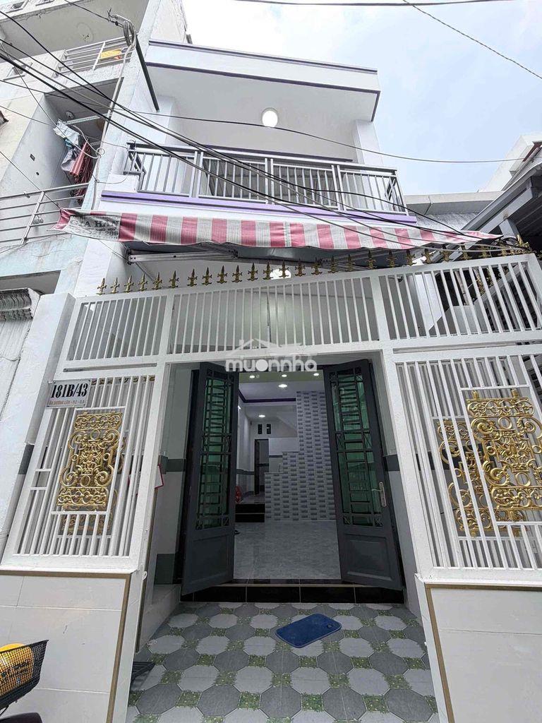 🟢 Nhà bán trệt,lầu-54m2-3,6 x 15 nở hậu 4m -3pn hẻm 181 âu dương lân q