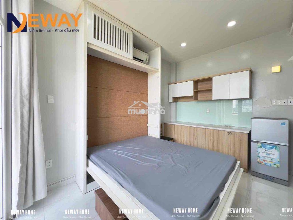 Studio ban công full nội thất, thang máy mặt tiền đường gần cầu chữ y - 2