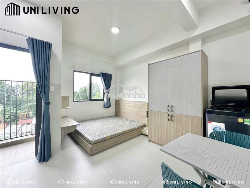 Studio ban công  full nội thất ngay đại học tài chính marketing, fpt