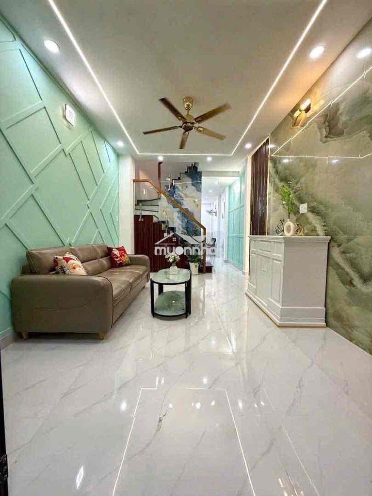🚀 Nhà âu dương lân p3 q8 giá 4 đồng 400 - dt đẹp 3.5m x 12.5m - hẻm ba