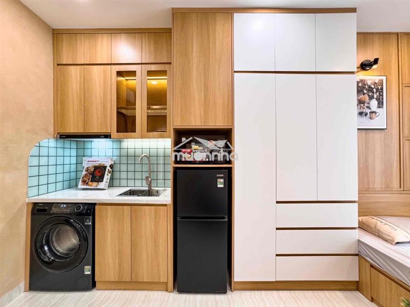 Căn hộ dịch vụ mới 100%,gần cv lê văn tám,hồ con rùa,chợ tân định,39m2