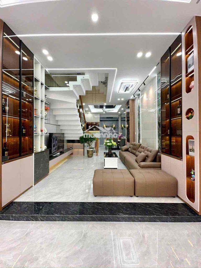 Nhà 2 lầu 1 trệt bình chuẩn,thuận an,đầy đủ nội thất,đường 7m đậu ô to