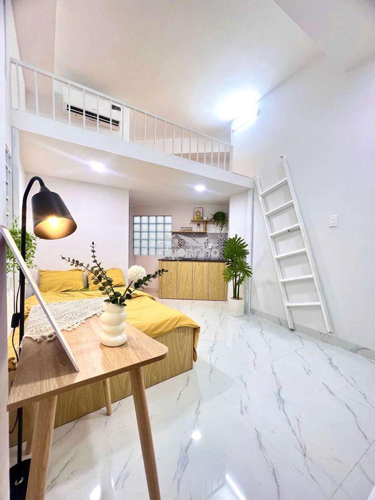 Căn hộ thang máy , duplex , nội thất mới