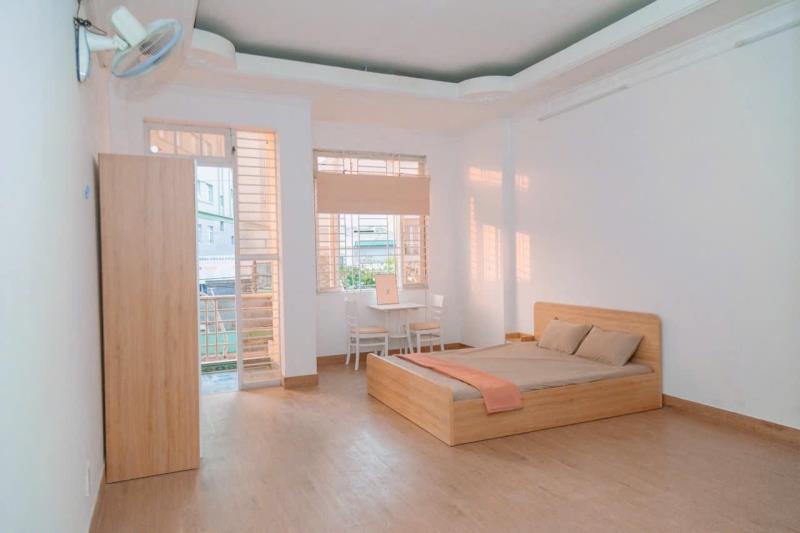 Cho thuê căn hộ ban công riêng gần đh văn lang, nơ trang long, quận bình thạnh - 2
