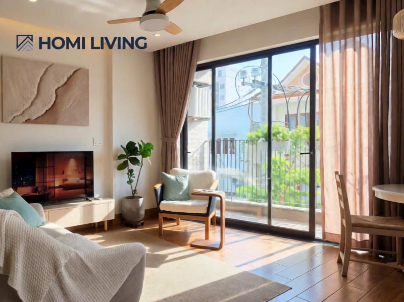 1pn ban công vibe homestay - ngay trung tâm bình thạnh - ngã tư hàng xanh - thang máy - điện biên phủ - 3