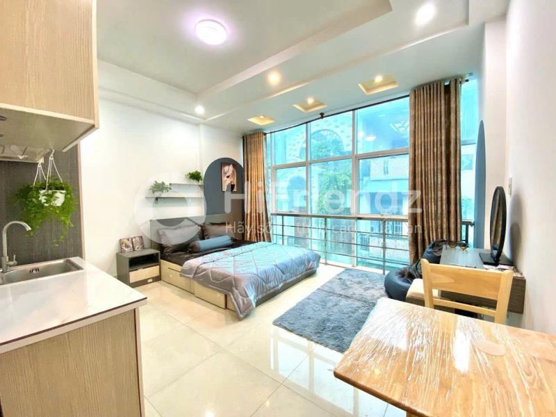 Phòng trọ cho thuê dạng studio cửa sổ lớn gần đh công thương-đh văn hiến-học viện hàng không q.tân bình