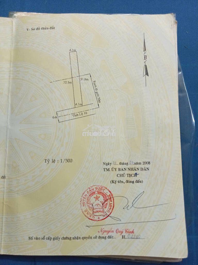 Bán đất vị trí đẹp tại xã phước vân, huyện cần đước, tỉnh long an - 2