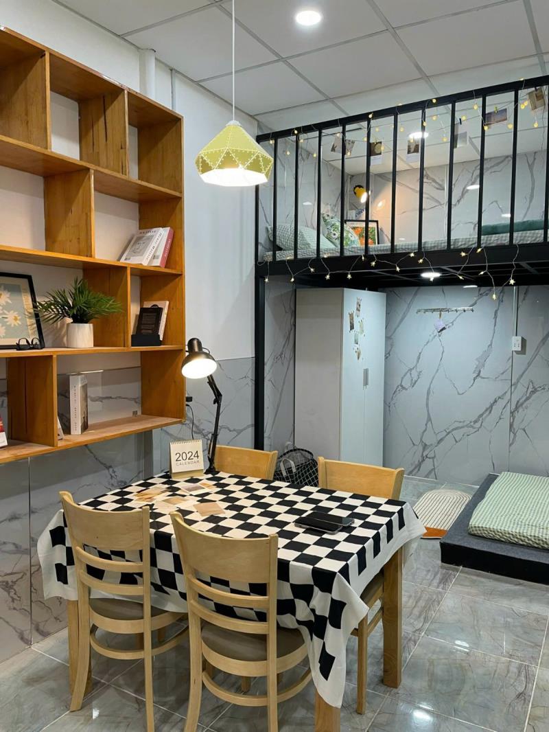 Duplex 2 giường ngủ - 2 tủ quần áo - full nội thất - ngay ngã tư hàng xanh - đi tới dh hutech, uth, ngoại thương, uef chỉ 5p - 2