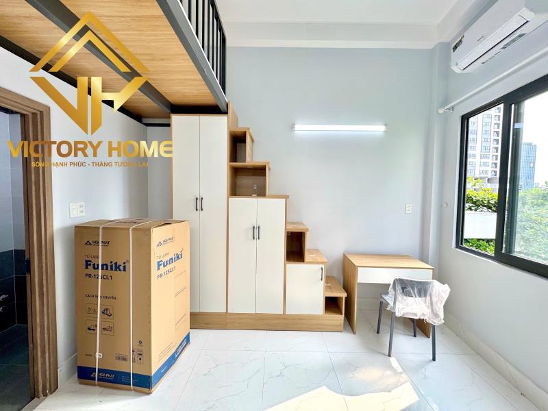 Khai trương duplex (có gác) cửa sổ trời gần đại học hutech, giao thông vận tải đường nguyễn văn thương, bình thạnh - 3