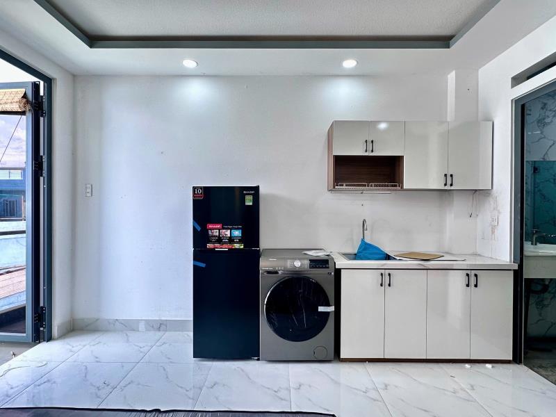 Cho thuê căn hộ ban công máy giặt riêng gần chợ bà chiểu nơ trang long bình thạnh - 4