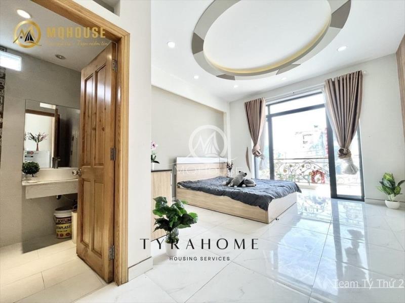 Studio full nội thất - ban công rộng - mặt tiền đường - ngay đại lộ phạm văn đồng, dh văn lang cs2