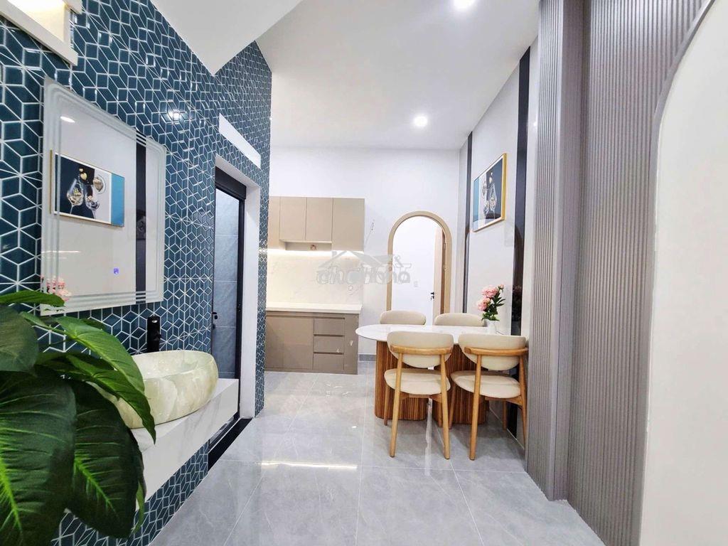 Nhà mới 40m2 - hẻm xe hơi thông - gần lotte gò vấp - 3 tầng hoàn công - 4
