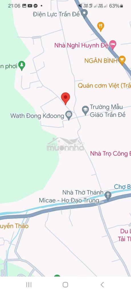 Cần bán 6,96m đất nền thổ cư mặt tiền lộ bê tông  trên 3m trung tâm tđ - 2