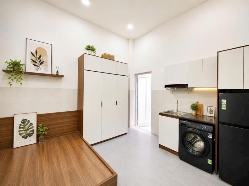 Studio full nội thất | kế bên đại học công thương | máy giặc riêng - 2