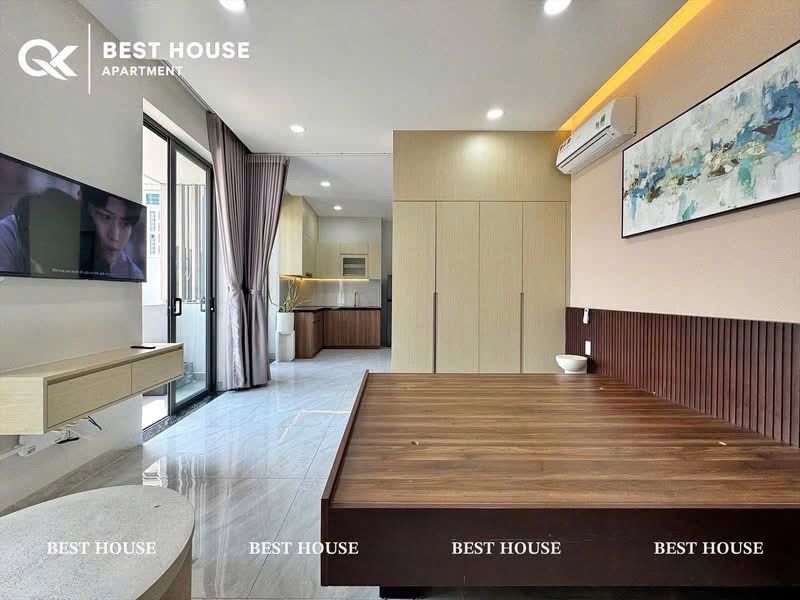 1pn tách bếp | ban công | nội thất cao cấp