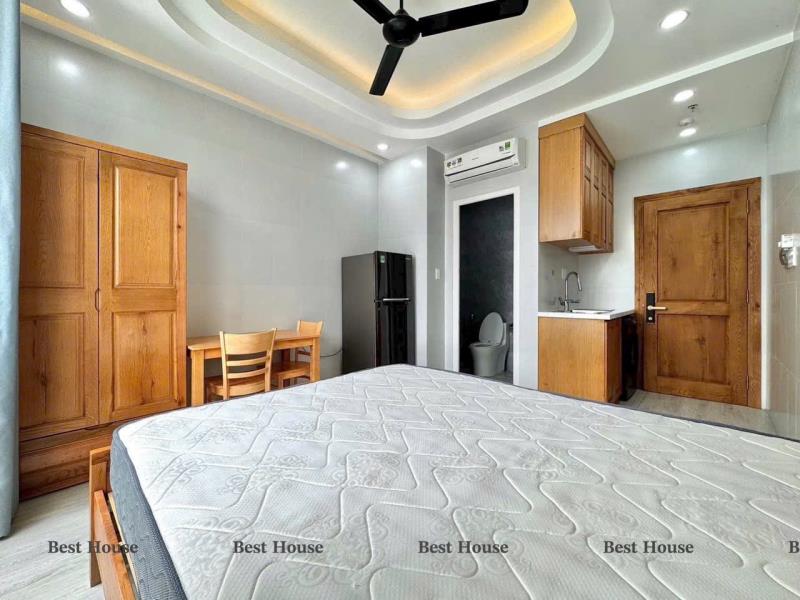 Cho thuê căn hộ studio ngay chợ phạm văn bạch, 25m2 full nội thất - 2