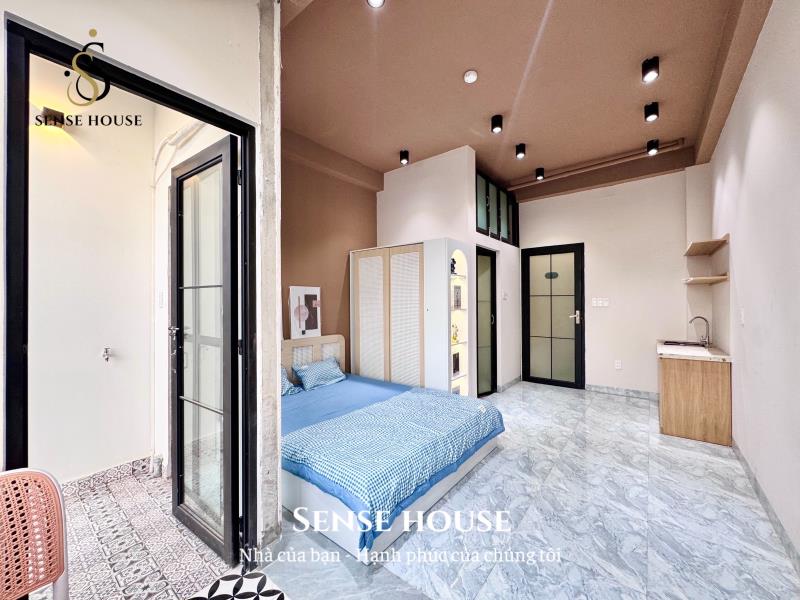 Studio ban công nội thất luxury | ngay aeon mall tân phú - 4