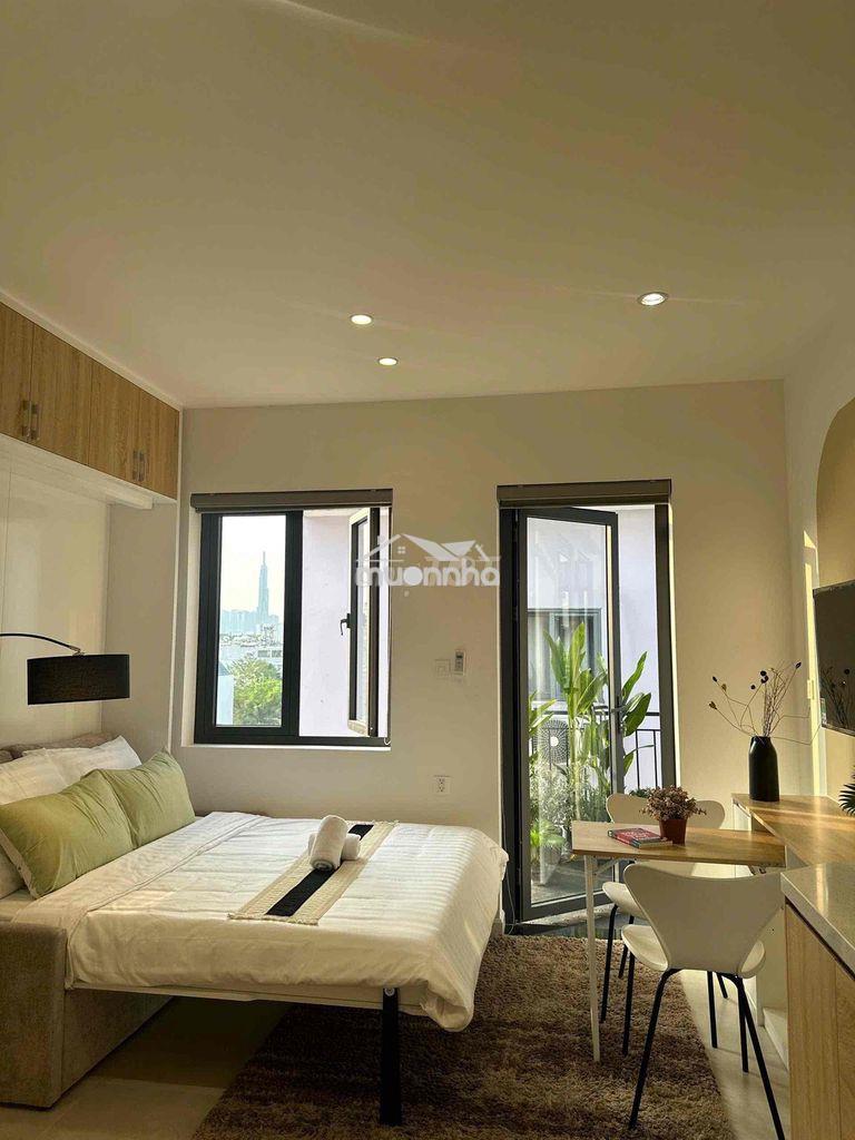 Cho thuê căn studio cửa sổ ban công gần nhà ga t3-etown cộng hoà - 3