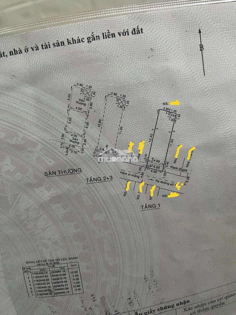 Bán nhà hxh 5m dt: 4 x 14m 2 lầu, sân thượng đường số 16 bhh a