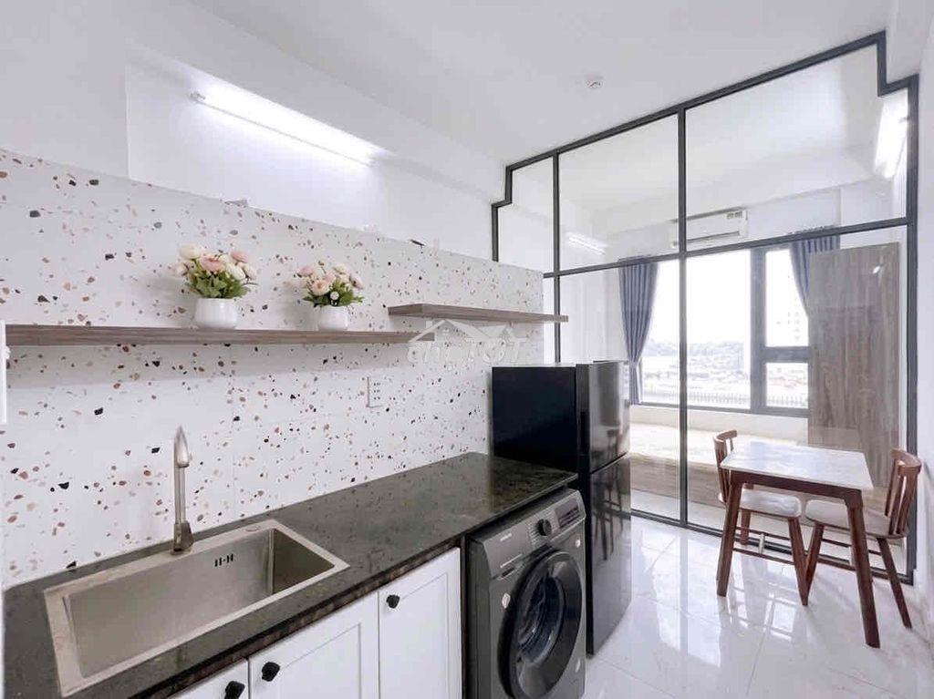 Cho thuê chdv 1pn, tách bếp, cửa sổ trời, máy giặt riêng - 2
