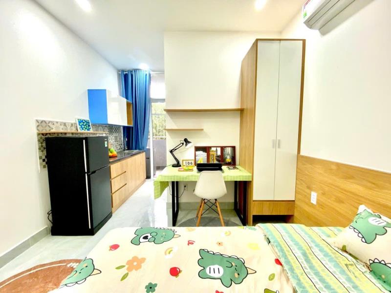 Căn hộ full nội thất, cửa sổ thoáng tại ung văn khiêm, bình thạnh, gần landmark 81 và hàng xanh - 4