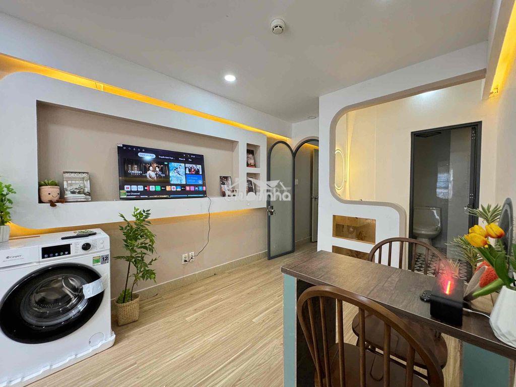 Cho thuê căn 1pn tách bếp máy giặt riêng full ở 3 tháng 2 quận 10 ueh - Ảnh 4