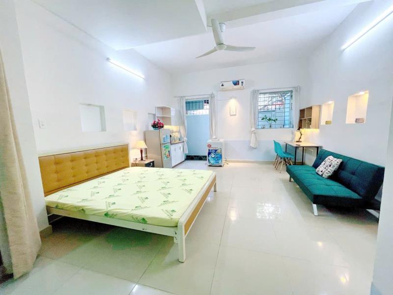 Phòng trệt siêu rộng 50m2 ngay đường số 77, tân quy sát tdtu, lotte giá rẻ chỉ 5tr9 - full nội thất có ban công