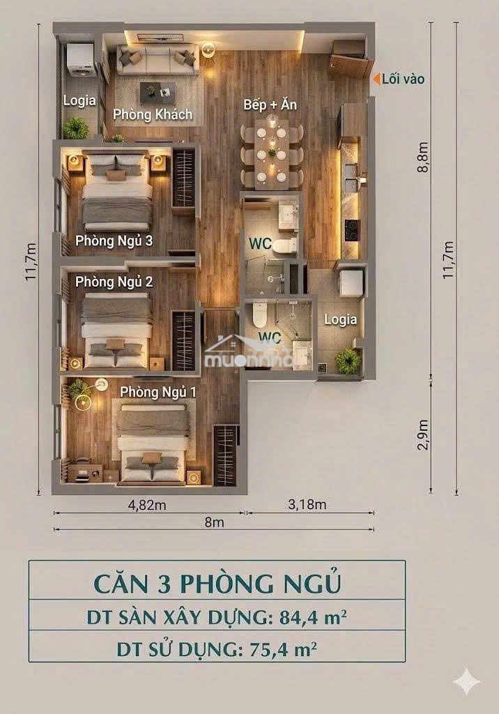 Nhà ở xã hội tại biên hoà. lãi suất cố định 5,4% năm. giá chỉ từ 250tr - 2