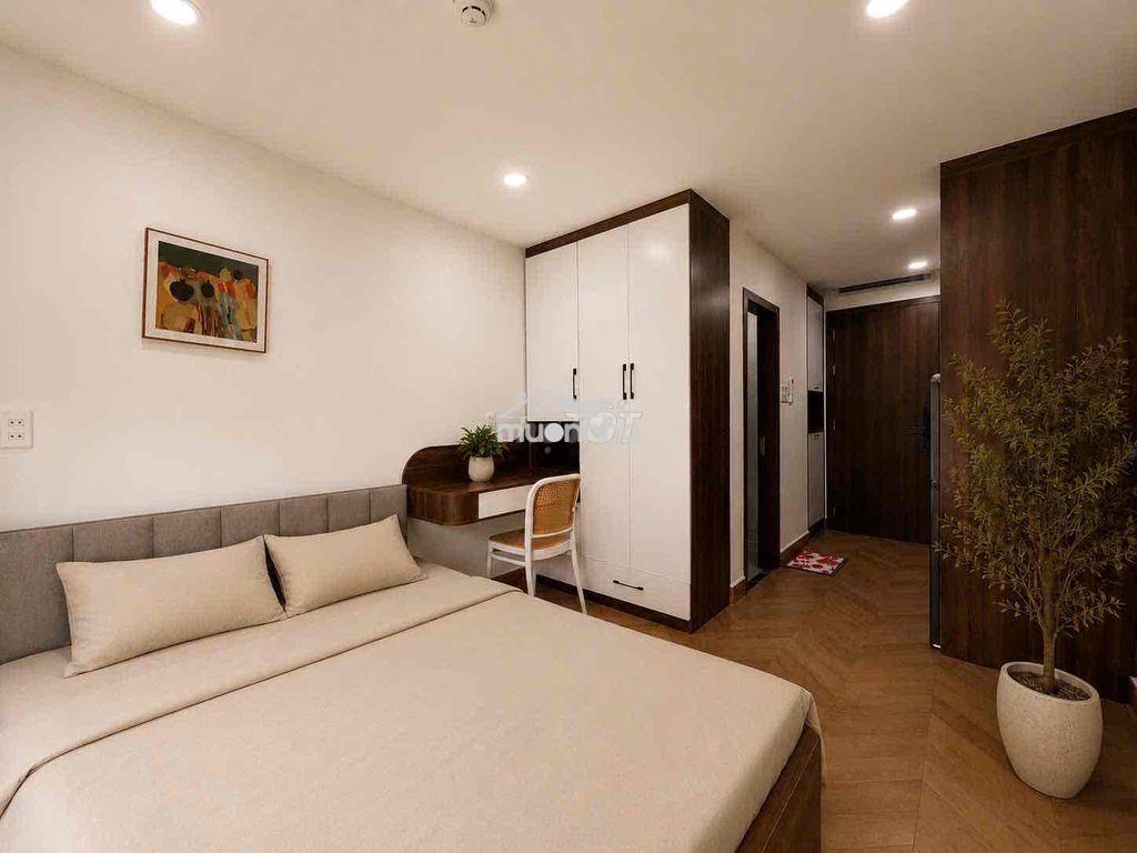 Cho thuê căn studio ban công full nội thất cao cấp gần đh vlu_ngã 5 gò - 3