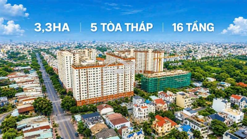 Bán căn hộ green town, căn góc 51m2/2pn có ban công, giá cđt, ck 16%