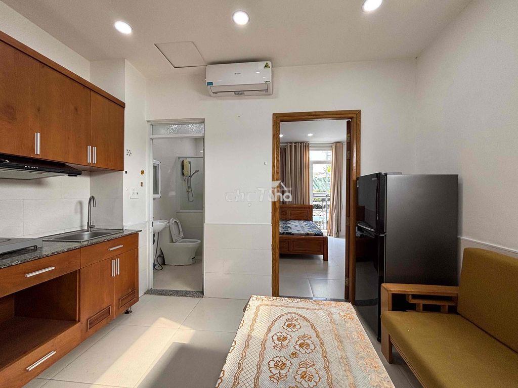 Cho thuê căn hộ 1pn ban công q4 gần đh luật, đh nguyễn tất thành - Ảnh 4