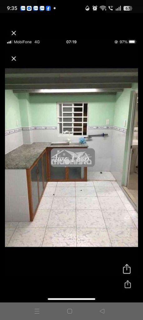 Nhà trọ lớn 4 x 6 gác lửng phòng kín  - 3