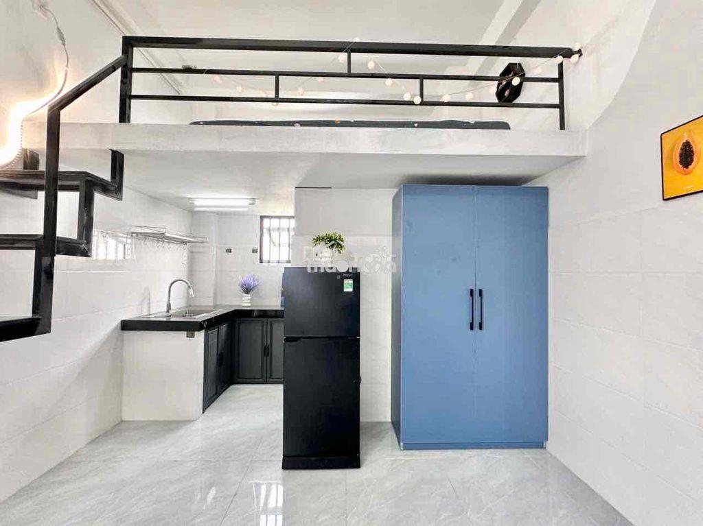 Căn hộ gác lửng mới 100% gần chợ nguyễn văn trỗi quận 3 - Ảnh 2