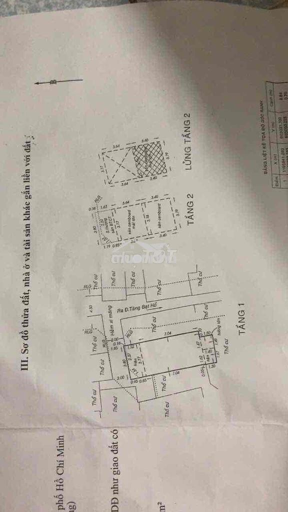 Bán nhà tăng bạt hổ quận bình thạnh gần bệnh viện ung bứu , trường dh - 2