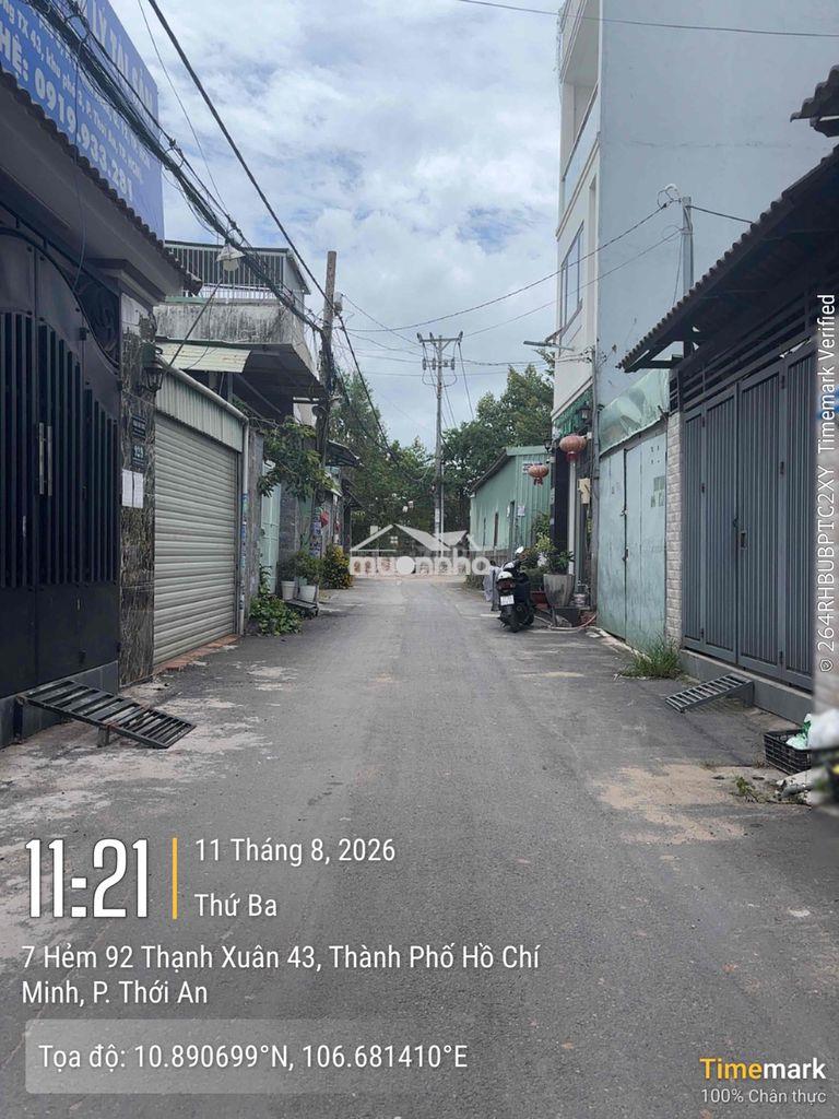 Ngân hàng thanh lý tài sản: đường thạnh xuân 43, quận 12
