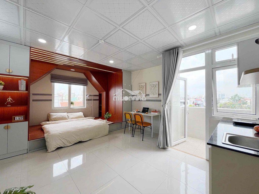 Căn hộ full nt ban công ngay cổng đại học văn lang - Ảnh 3