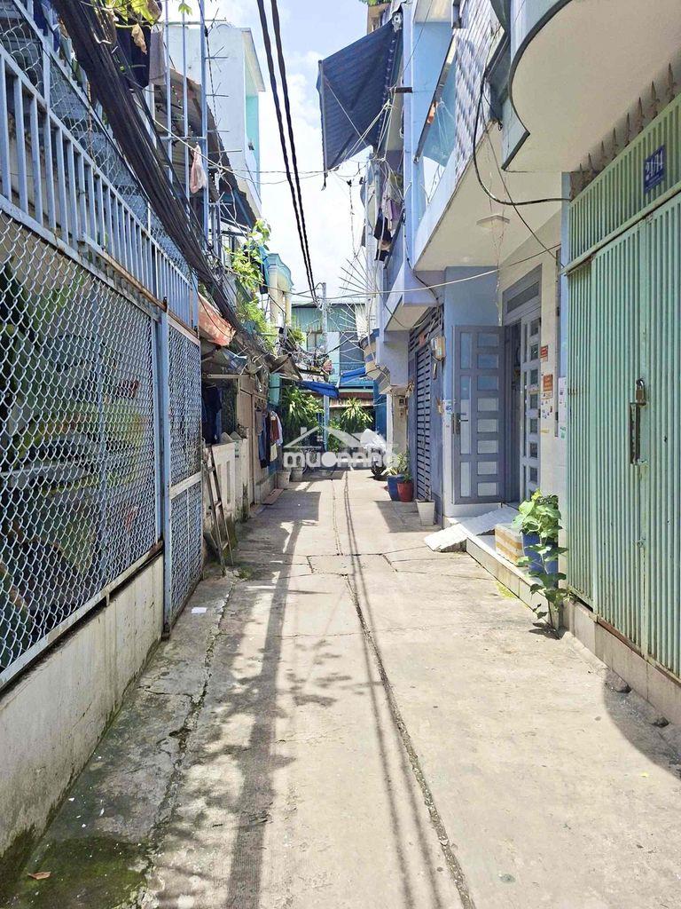 Nhà mới 2 mặt hẻm-3 phòng -cách hẻm ôtô 20m – 10tr/tháng