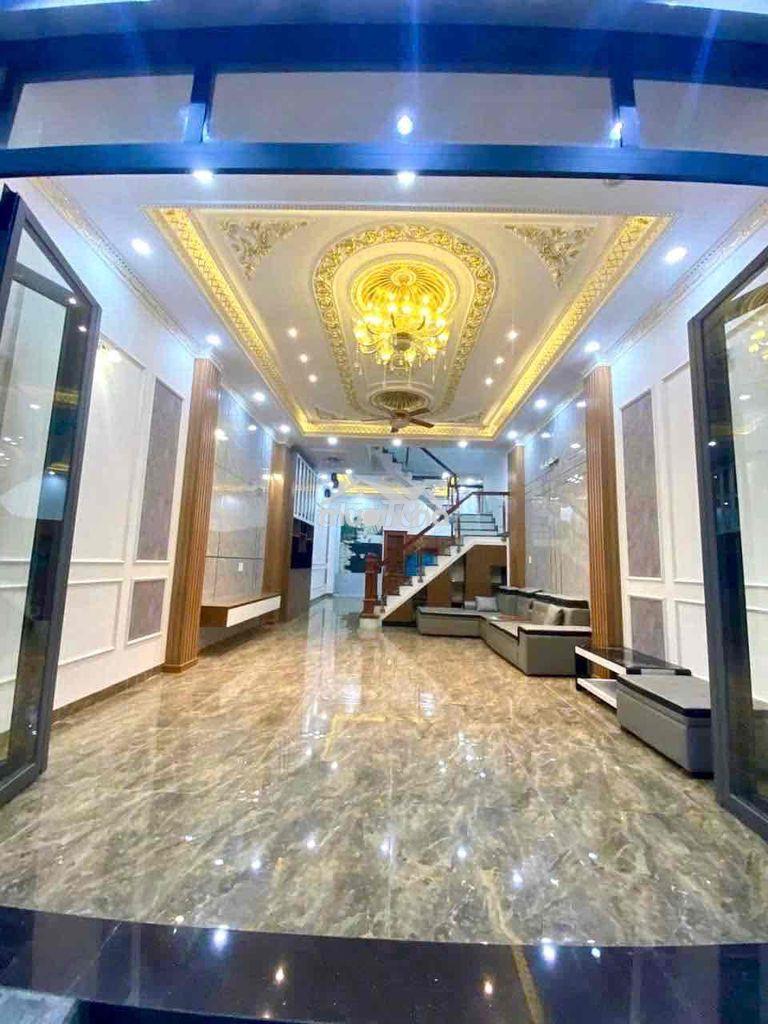 Nhà 1 trệt 2 lầu an phú,thuận an,80m2  4p ngủ, có nội thất