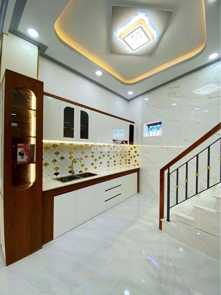 4.6 tỉ 4.3 × 11 nhà mới tân hòa đông p.bình trị đông hẻm ô tô đổ cửa - 4