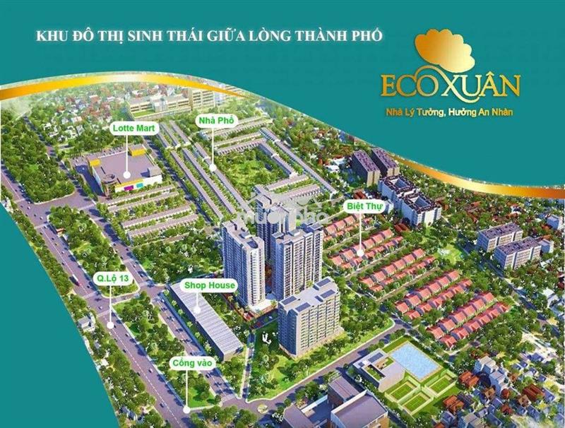 Giá bán ecoxuân lái thiêu t8/2026,studio 1,7 tỷ,2pn 2,25 tỷ,3pn 2,8 tỷ