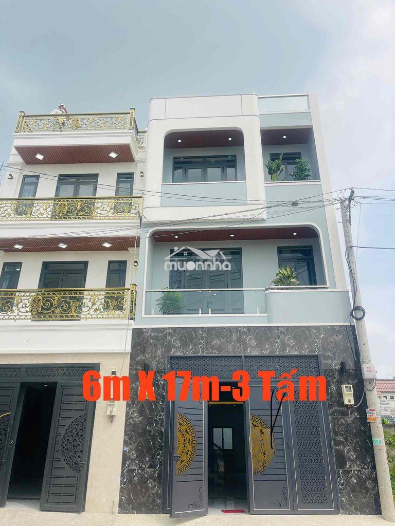 ✅Nhà phố-6m x 17m-3.5 lầu-gần trường cấp 3 bà điểm