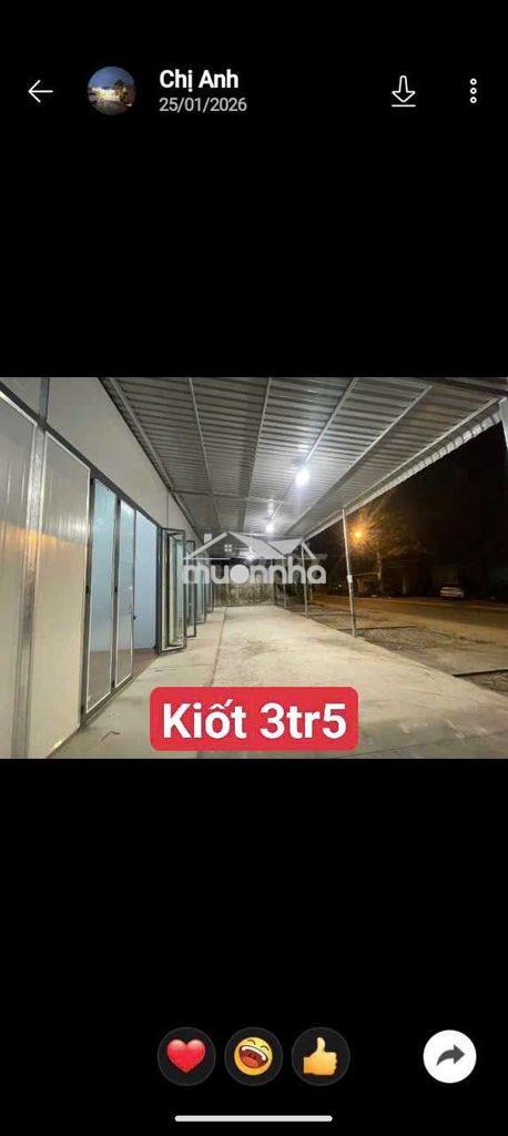 Cho thuê kiốt 3tr5 3tr7 phú mỹ