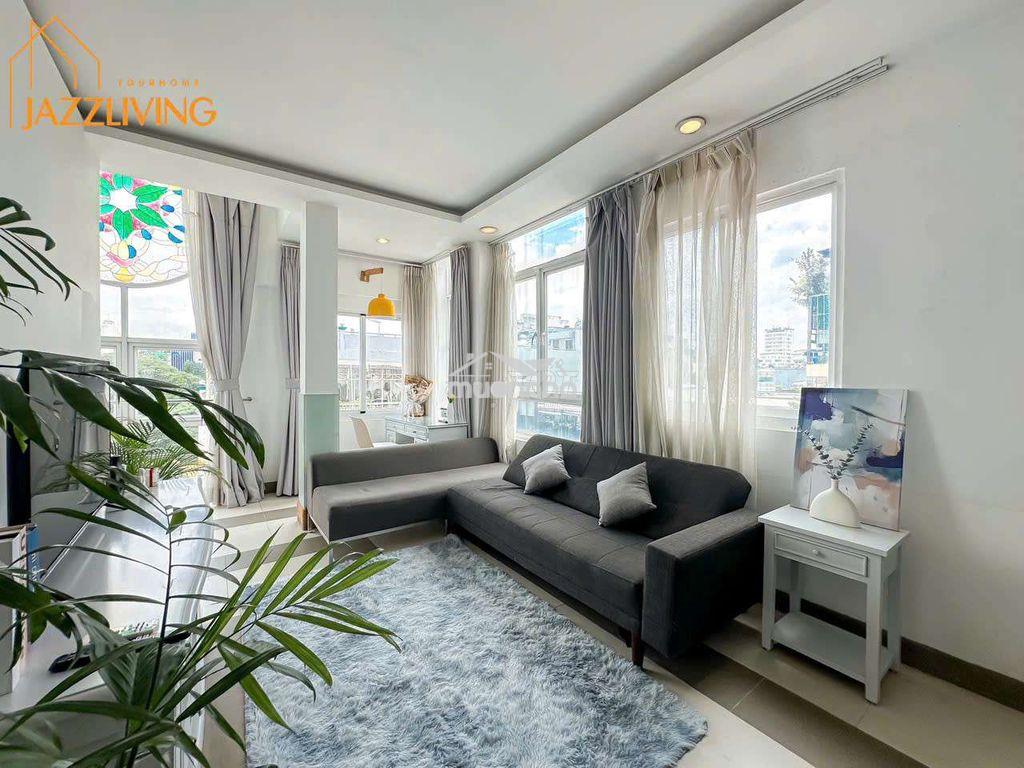 Cho thuê căn hộ 2pn 55m2, full nội thất, đường hai bà trưng quận 1 - 4