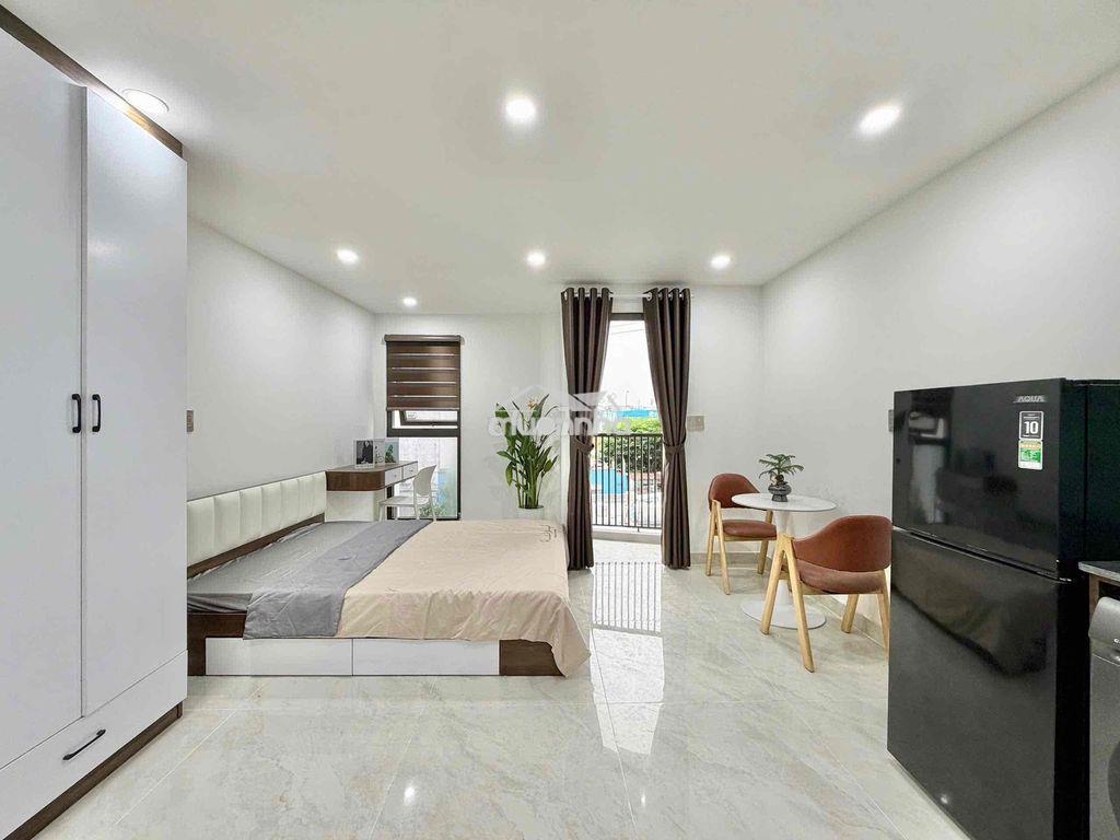 Mới 100% căn hộ 33m2 full nội thất, ban công thoáng ngay chợ bà chiểu - 2